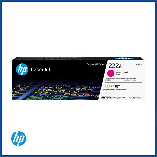 HP 222A Magenta Original LaserJet Toner Cartridge – W2223A in Qatar